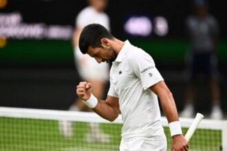 Novak Djokovic Wimbledon Final 2023