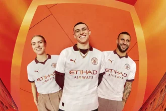Manchester City Threads Up with PUMA to Echo Industrial Echoes in Their Away Kit for 2023-24 Season