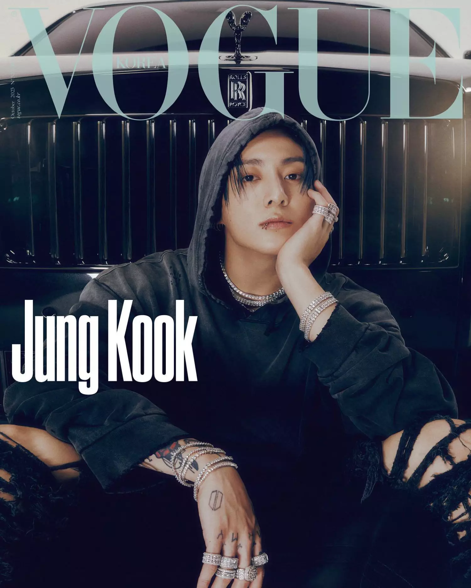 BTS’ Jungkook Shines on Vogue Korea October 2023 by Park Jongha