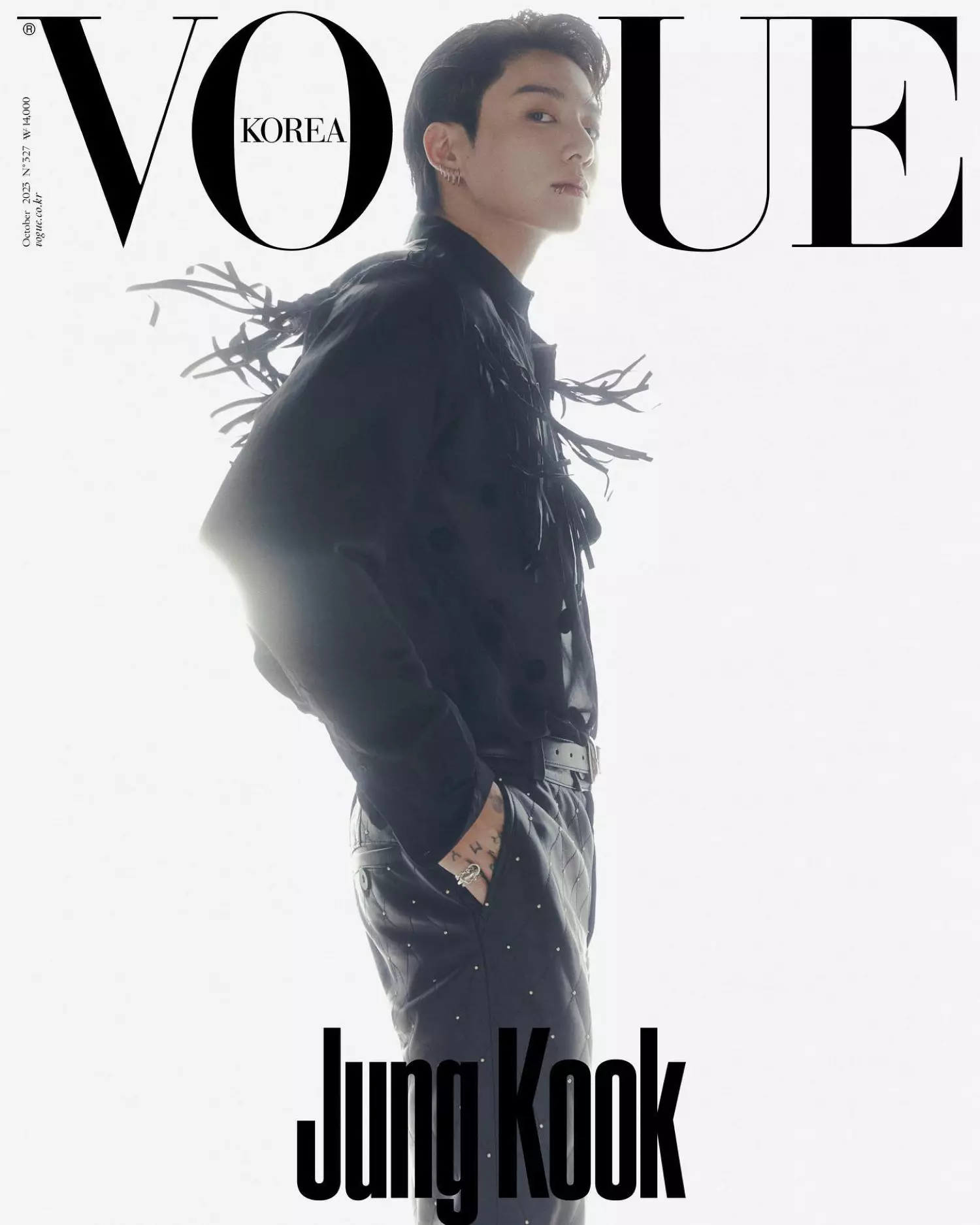BTS’ Jungkook Shines on Vogue Korea October 2023 by Park Jongha