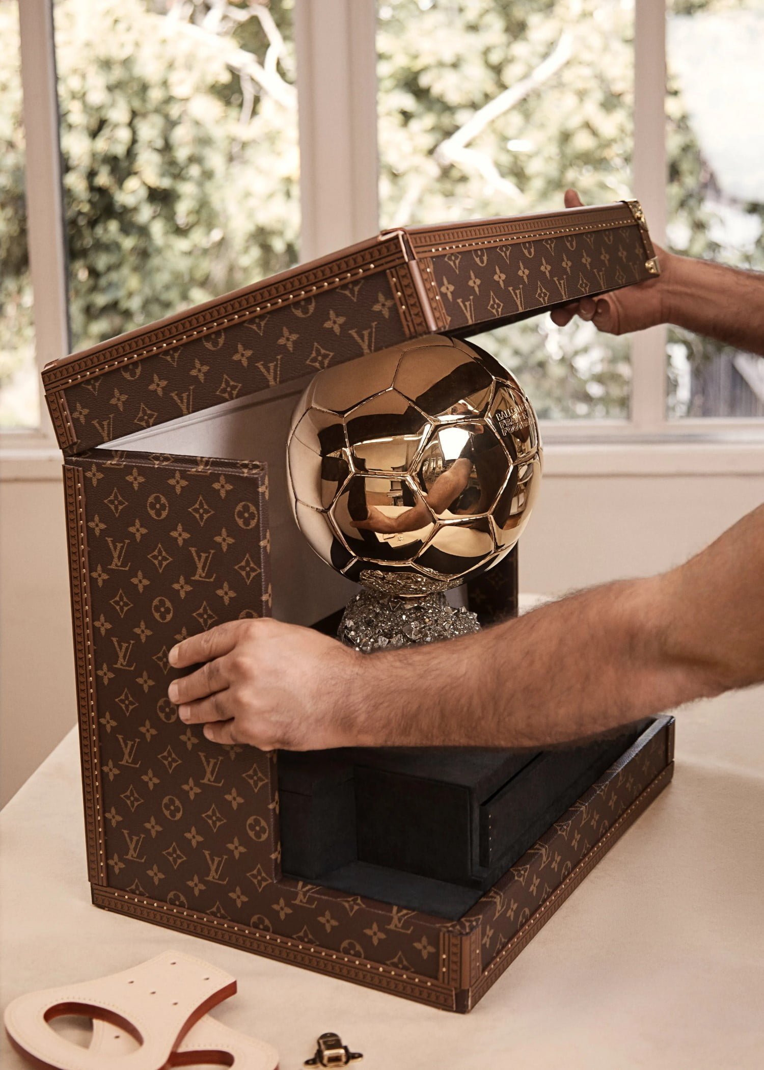 Louis Vuitton Designs Trophy Trunks for Ballon d’Or's Best Soccer Players