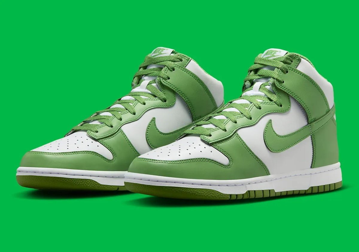 Nike Dunk High Radiates in New "Chlorophyll Green" Edition