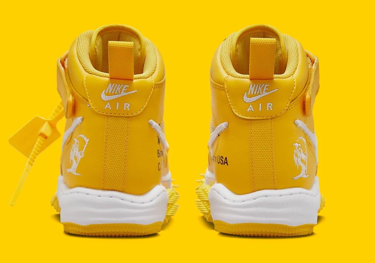 Off-White x Nike Air Force 1 Mid "Varsity Maize," A Sneaker Fusion Worth the Wait