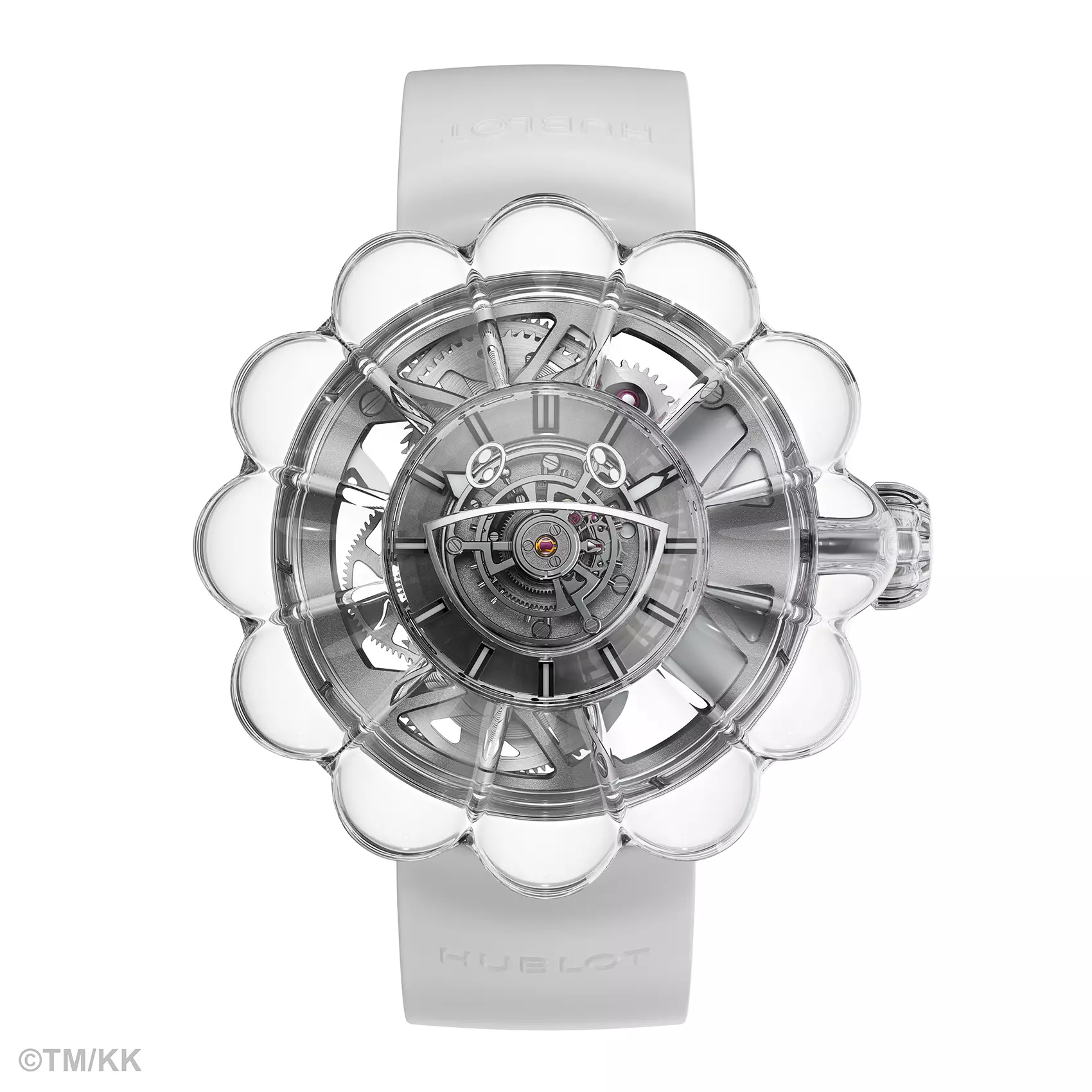 Hublot Unveils New MP-15 Takashi Murakami Tourbillon Sapphire Watch Featuring Full Sapphire Petals