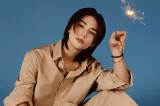 Stray Kids’ Hyunjin Lights Up Versace Holiday Campaign with Festive Flair