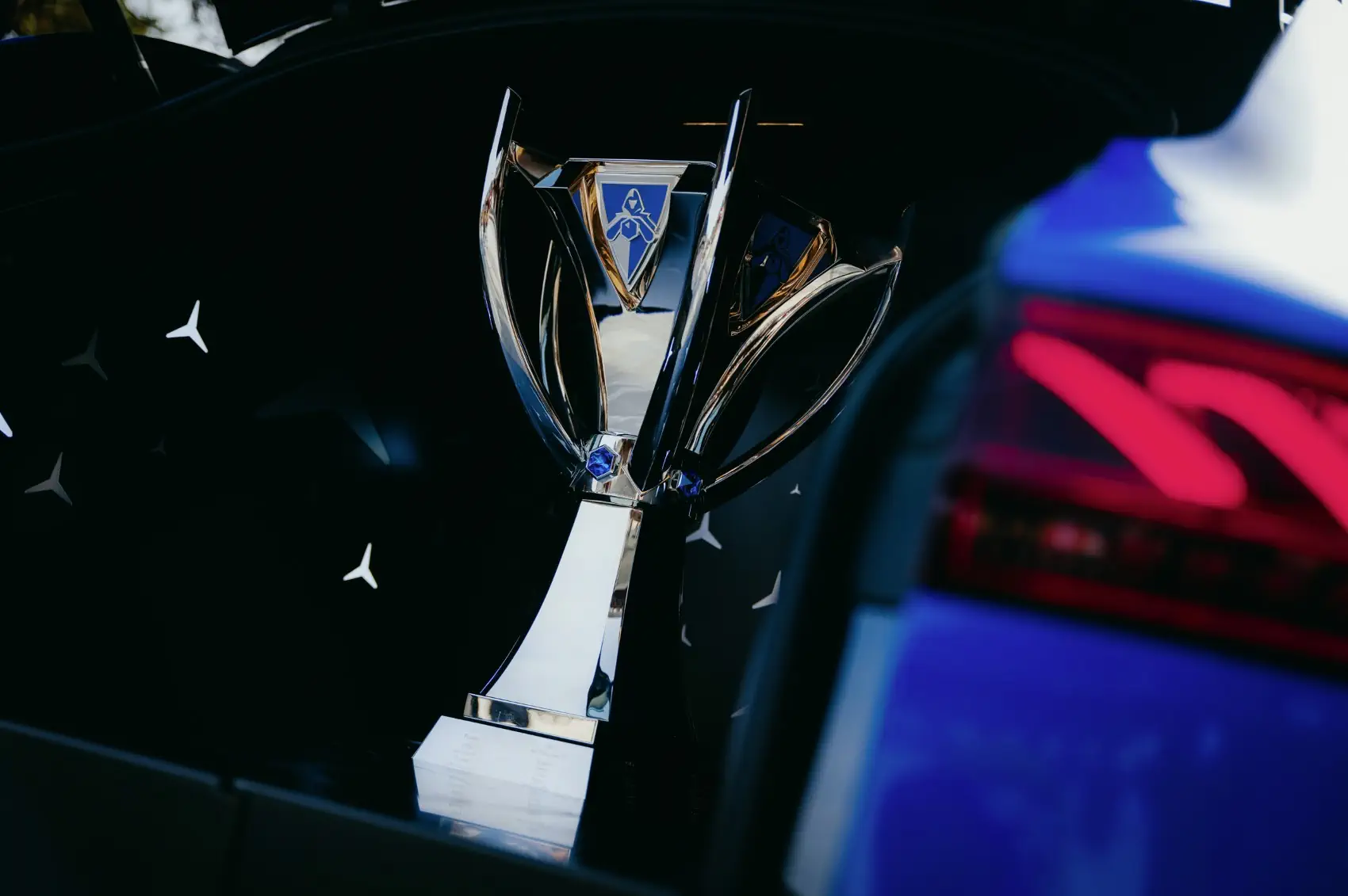 Mercedes-Benz EQS SUV is The Official "Trophy Carrier" of The Summoner’s Cup to League of Legends Worlds 2023 Finals