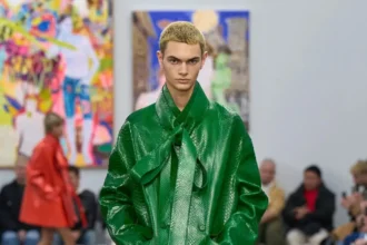 LOEWE's Fall 2024, Where Grunge Meets Geek in Anderson's Playful Cathedral of Masculinity