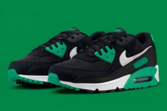 The Nike Air Max 90 gets a fresh update with a vibrant "Malachite" colorway